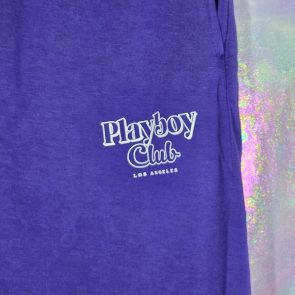 Playboy Purple Playboy Club Jogger Sweatpants Size XXL - Picture 2 of 10